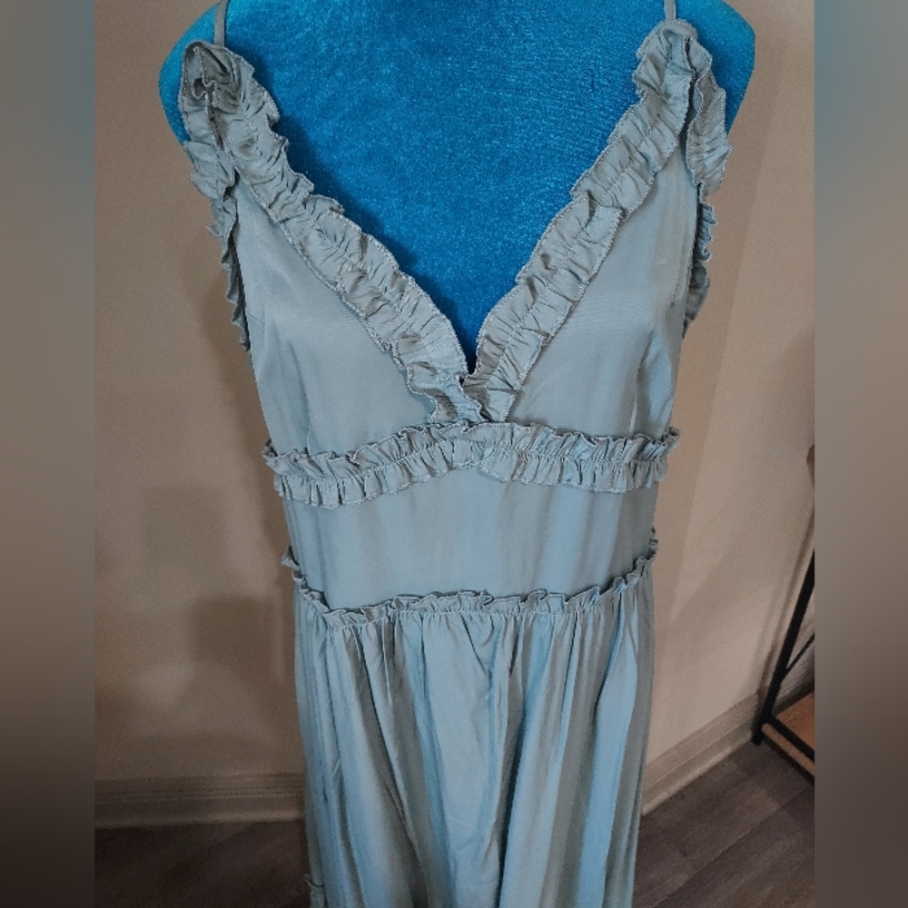 Shein Ruffle Midi Dress - Picture 2 of 6